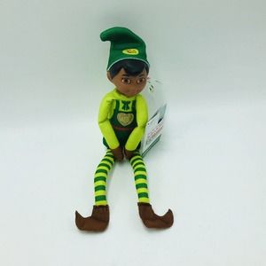 Elf Mates Cobbler Green African American Elf on The Shelf Christmas Doll Plush
